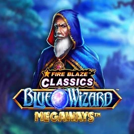 Play Fire Blaze Blue Wizard Megaways slot by Rarestone Gaming on ultracasino-suomi.com